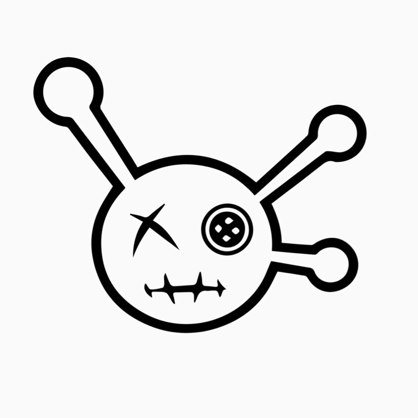 VUDU Face Small Decal - 2.5"
