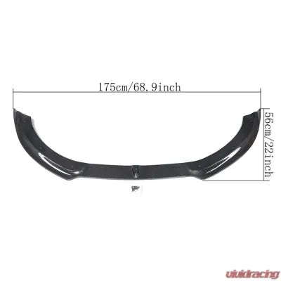 Vivid Racing VR-TT-600 VR Aero Carbon Fiber Front Lip Spoiler Audi TT MK2 8J Coupe Convertible 2008-2010