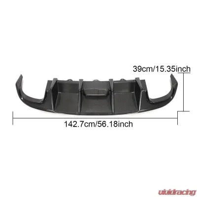 Vivid Racing VR-S4-610 VR Aero Carbon Fiber Rear Diffuser Audi S4 Sedan 2008-2012
