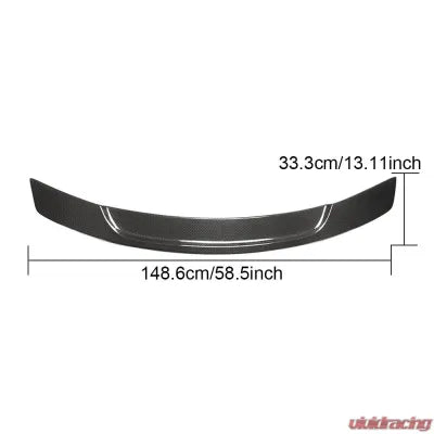 Vivid Racing VR-R172-611 VR Aero Carbon Fiber Rear Trunk Spoiler V1 Mercedes R172 2011-2019