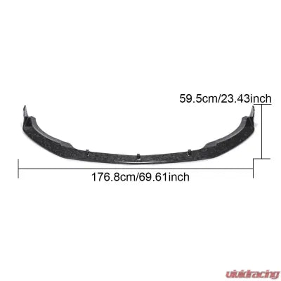 Vivid Racing VR-A45-600 VR Aero Carbon Fiber Front Lip Spoiler Mercedes A45 AMG A Class W176 2016-2018