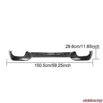 Vivid Racing VR-M340i-610 VR Aero Carbon Fiber Rear Diffuser BMW G20 M340i 2019-2021