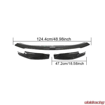 Vivid Racing VR-M3M4-607 VR Aero Carbon Fiber Front Lip Spoiler V5 BMW M3 G80 | M4 G82 G83 2021-2024