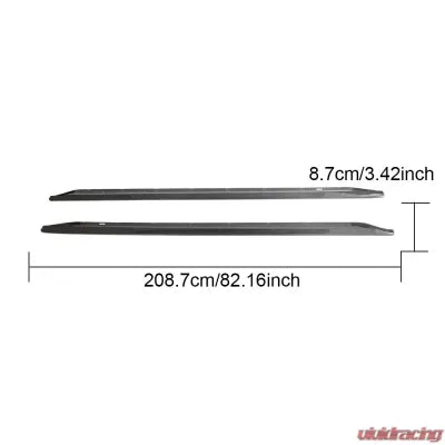 Vivid Racing VR-G80M3-635 VR Aero Carbon Fiber Side Skirts V6 BMW M3 G80