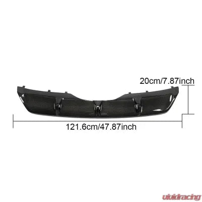 Vivid Racing VR-X6F16-611 VR Aero Carbon Fiber Rear Diffuser BMW X6 F16 Sport Utility 2015-2019