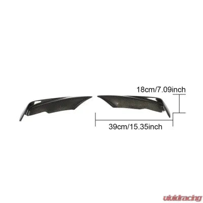 Vivid Racing VR-F30F35MT-600 VR Aero Carbon Fiber Front Canards BMW 3 Series F30 F35 M-Tech