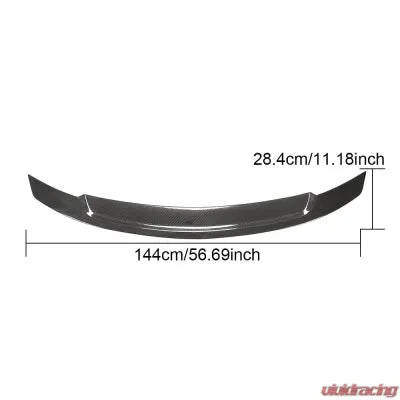 Vivid Racing VR-E63AMG-611 VR Aero Carbon Fiber Rear Trunk Spoiler V1 Mercedes E63 AMG W212 2010-2015