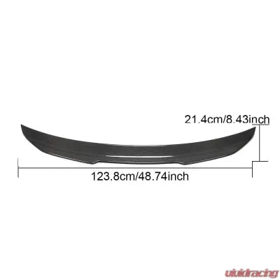 Vivid Racing VR-A5-663 VR Aero Carbon Fiber Rear Trunk Spoiler Audi A5 2017+