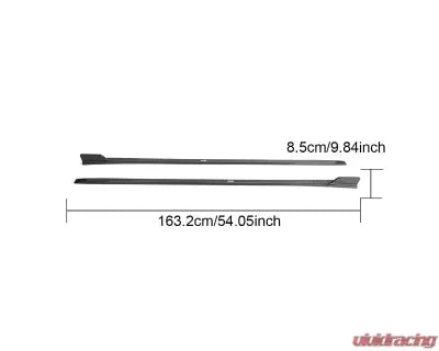 Vivid Racing VR-CIVICR-630 VR Aero Carbon Fiber Side Skirts Honda Civic Type-R FL5