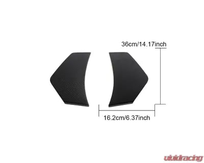 Vivid Racing VR-R8V10-602 VR Aero Carbon Fiber Rear Bumper Splitter Canards Audi R8 V10 2023+