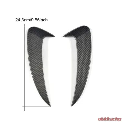 Vivid Racing VR-E200E400E500-603 VR Aero Carbon Fiber Rear Bumper Vents 2pcs/set Mercedes E Class C238 Sport Coupe 2017-2019