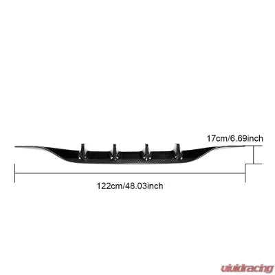 Vivid Racing VR-C205W205A205-610 VR Aero Carbon Fiber Rear Diffuser Mercedes C Class W205 C205 A205 Sport C43 AMG 2-Door 2015-2019