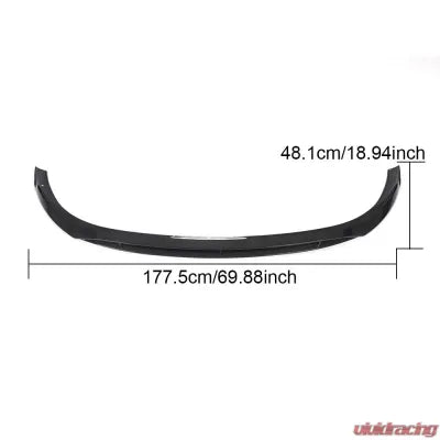 Vivid Racing VR-C205W205A205-608 VR Aero Carbon Fiber Front Lip Spoiler Mercedes C Class W205 C205 A205 C43 AMG 2019-2021