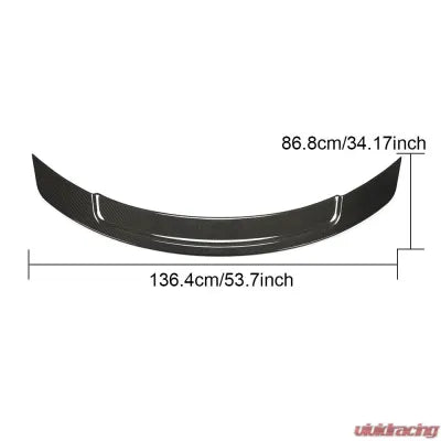 Vivid Racing VR-E53AMG-612 VR Aero Carbon Fiber Rear Trunk Spoiler V2 Mercedes E53 AMG Coupe C238 2016-2023