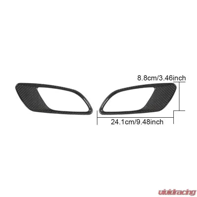 Vivid Racing VR-E90E92-E93M3-651 VR Aero Dry Carbon Fiber Front Hood Vents BMW 3 Series E90 | E92 | E93 | M3