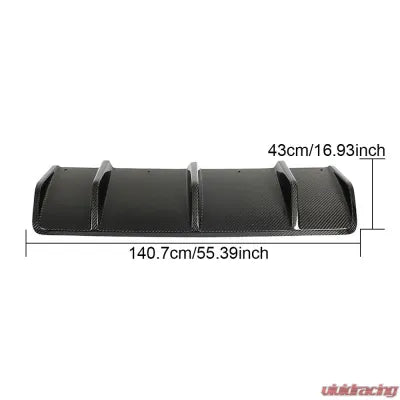 Vivid Racing VR-MACANGTS-610 VR Aero Carbon Fiber Rear Diffuser Porsche Macan GTS 2022-2023