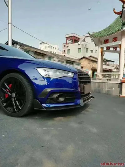 Vivid Racing VR-S6-600 VR Aero Carbon Fiber Front Lip Spoiler Audi A6 | S6 S-Line 2016-2019