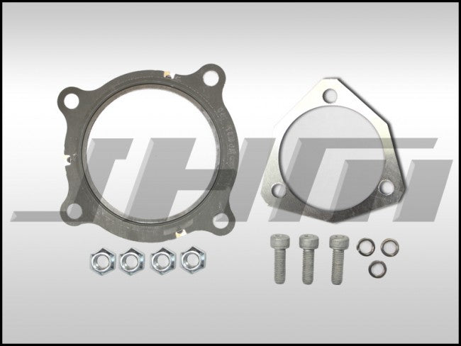 JHM JHM-B720TTPHWK Hardware Kit FULL w aluminum reusable large ID gasket (JHM) for B7-A4 2.0T Cat Pipe or Race Pipe