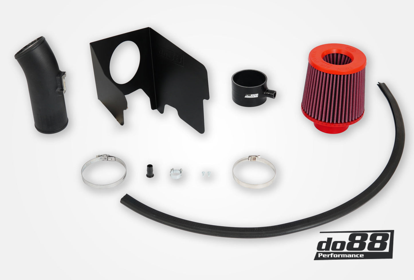 DO88 LF-170-S SAAB 9-5 2.0t 2010-2011 Intake system with Black hoses