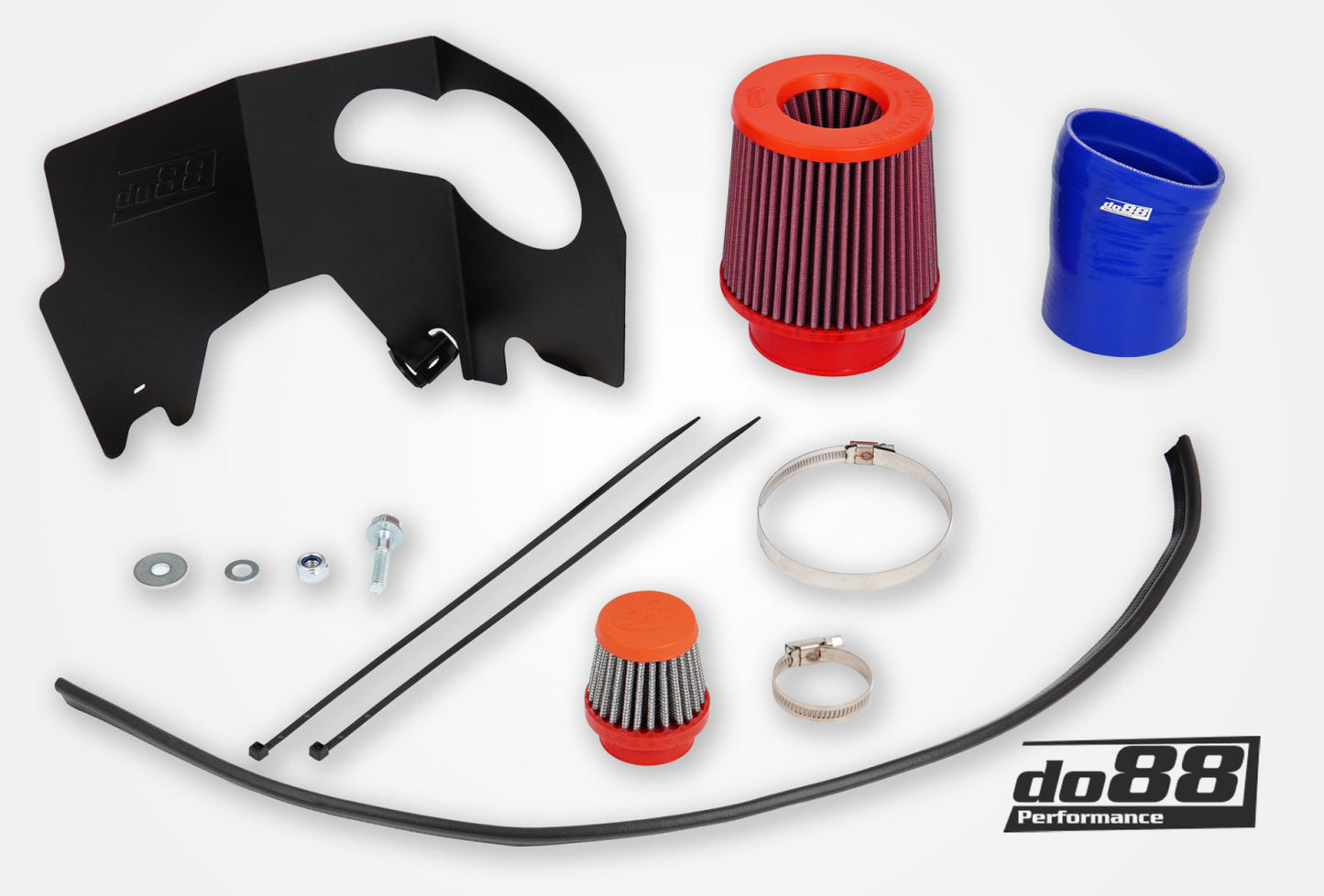DO88 LF-180-B SAAB 9-5 2.8t V6 2010-2011 Intake system with Blue hoses