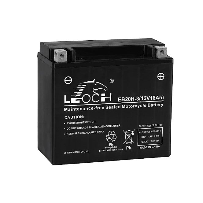 Leoch AGM Motorcycle Battery EB20H-3