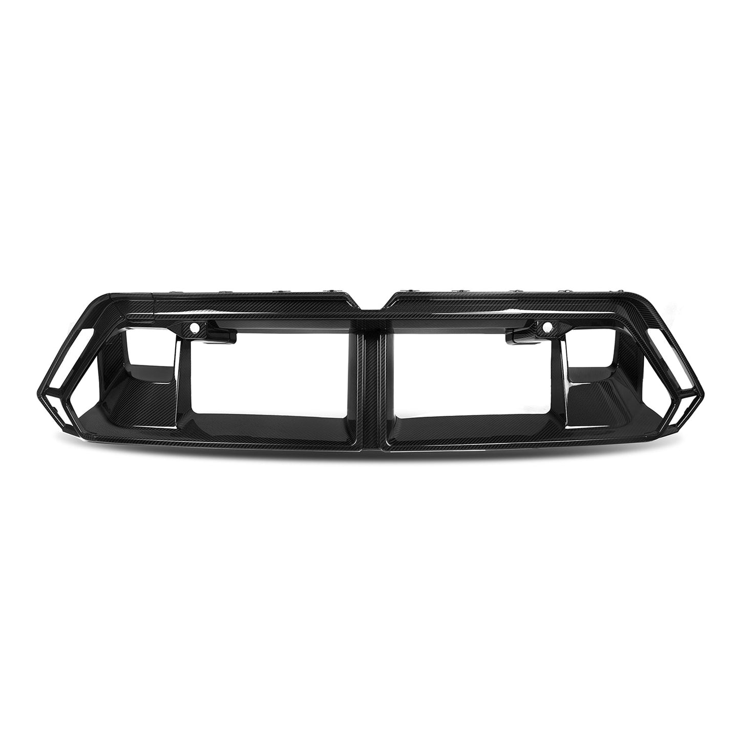 MHCP-G9X-CF-FG001 BMW G90 & G99 M5 Central Front Bumper Trim In Pre Preg Carbon Fibre | ML Performance Car Parts