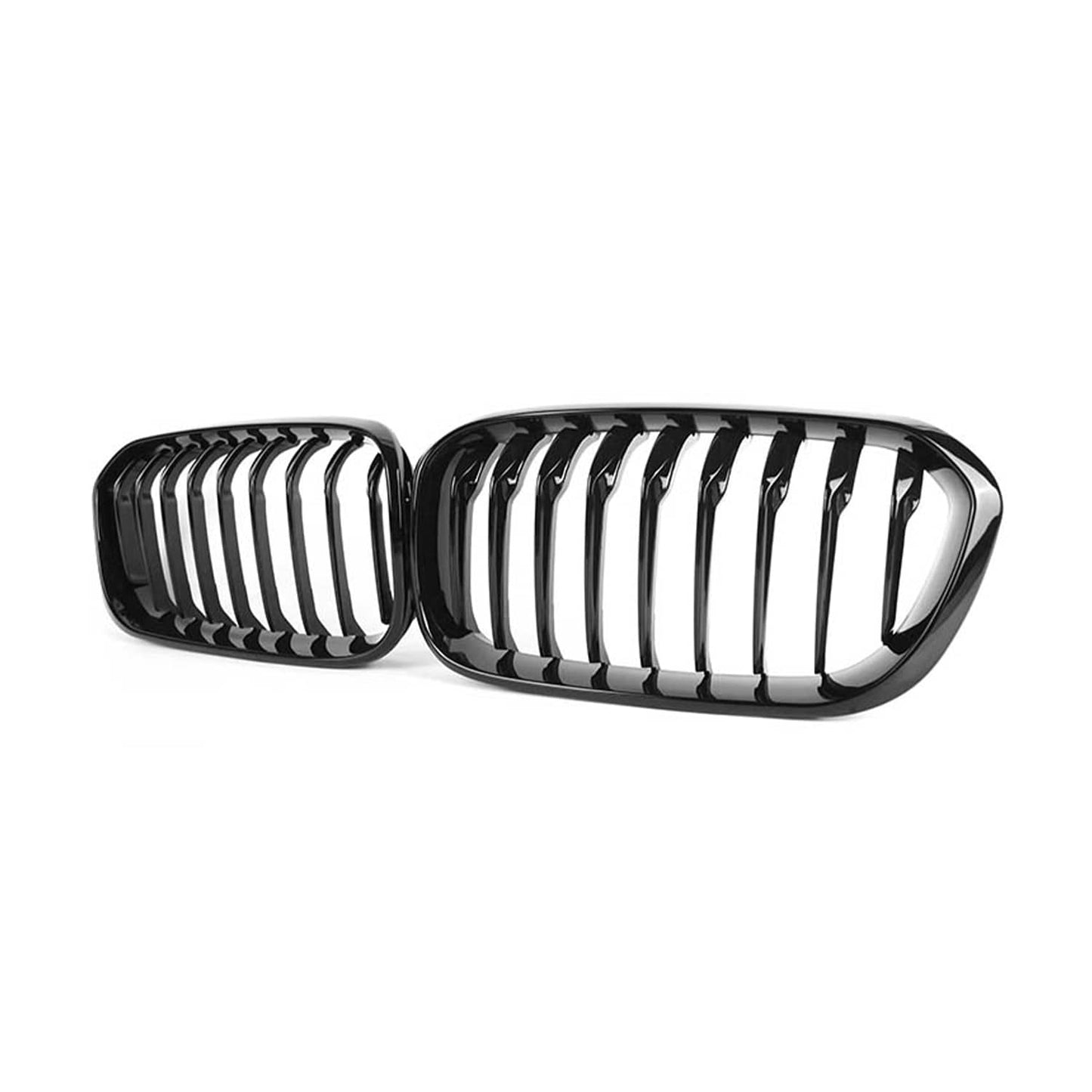MHCB-F20F21-GB-FG001 BMW 1 Series LCI Single Slat Front Grilles In Gloss Black (F20/F21) | ML Performance Car Parts