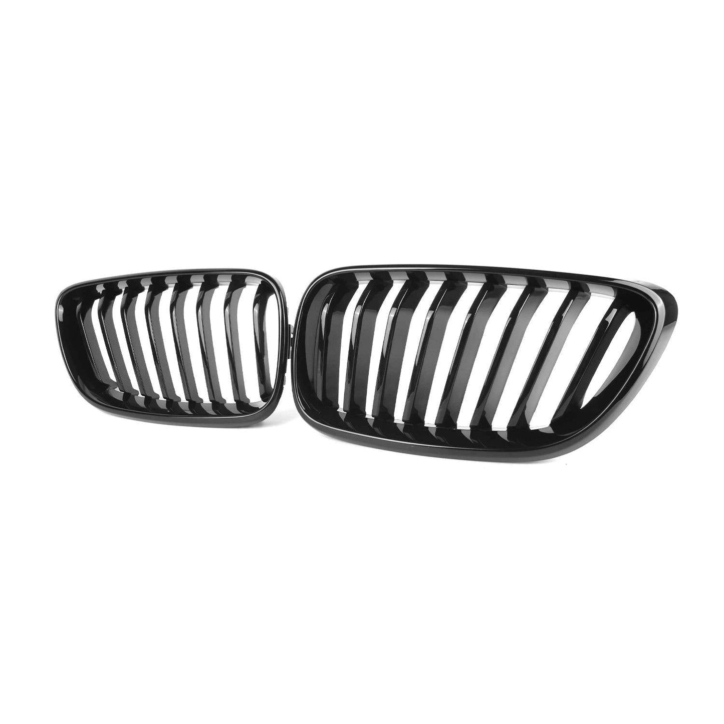 MHCB-2SER-GB-FG001 BMW M2/2 Series Single Slat Front Grilles In Gloss Black (F87/F22/F23) | ML Performance Car Parts