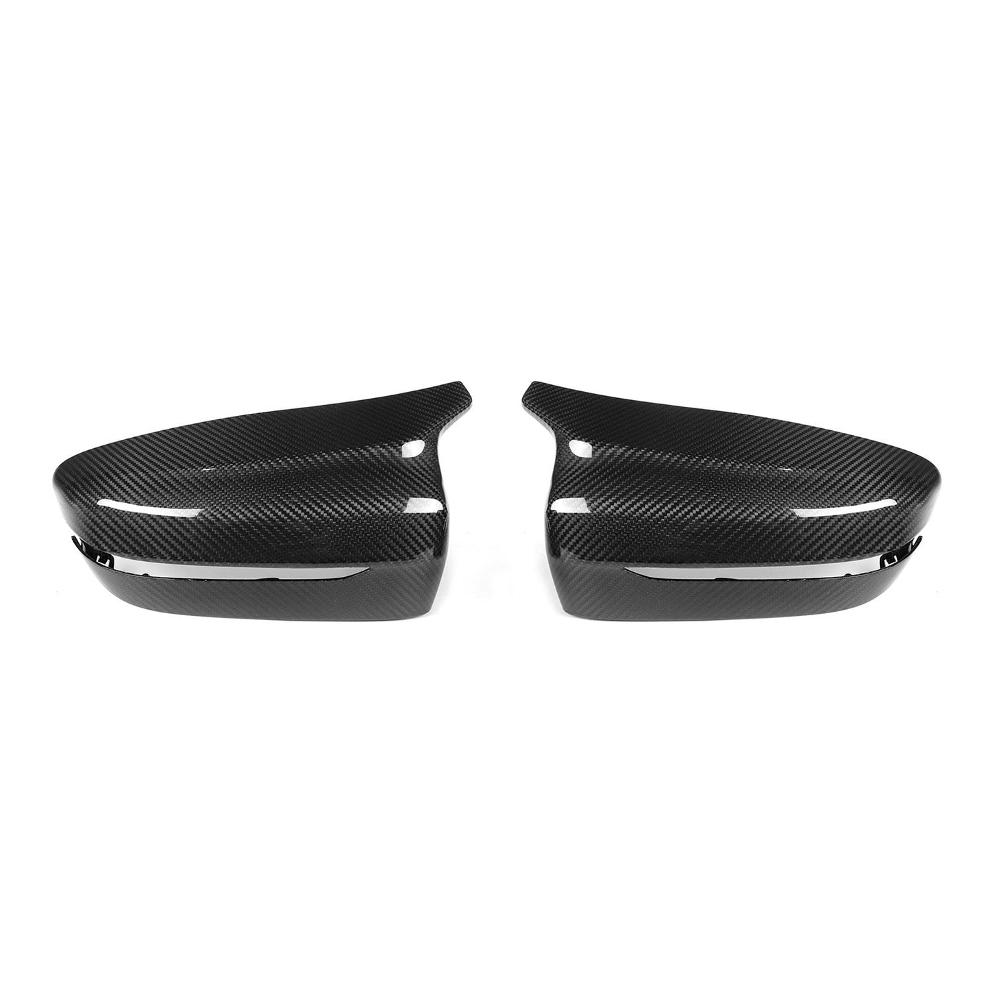 MHCP-GXX-CF-MC001 BMW M Style Wing Mirror Covers In Pre Preg Carbon Fibre (G2X CHASSIS) | ML Performance Car Parts