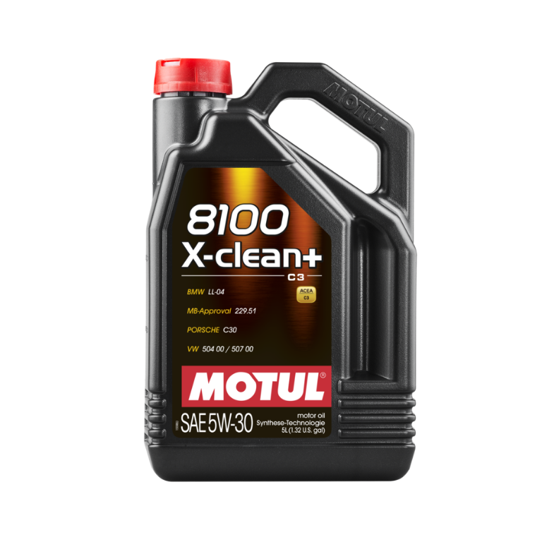 Motul 8100 X-Clean+ 5w-30 Fully Synthetic Car Engine Oil 5l 106377