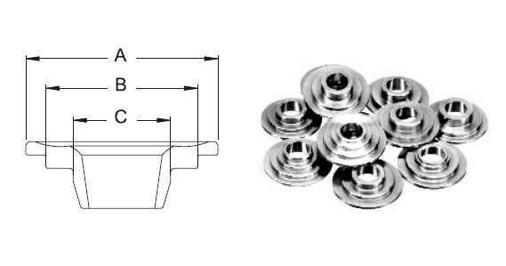 MANLEY 26150K VALVE SPRINGS AND RETAINER KIT ICLD VALVE LOCKS HONDA F20C/F22C