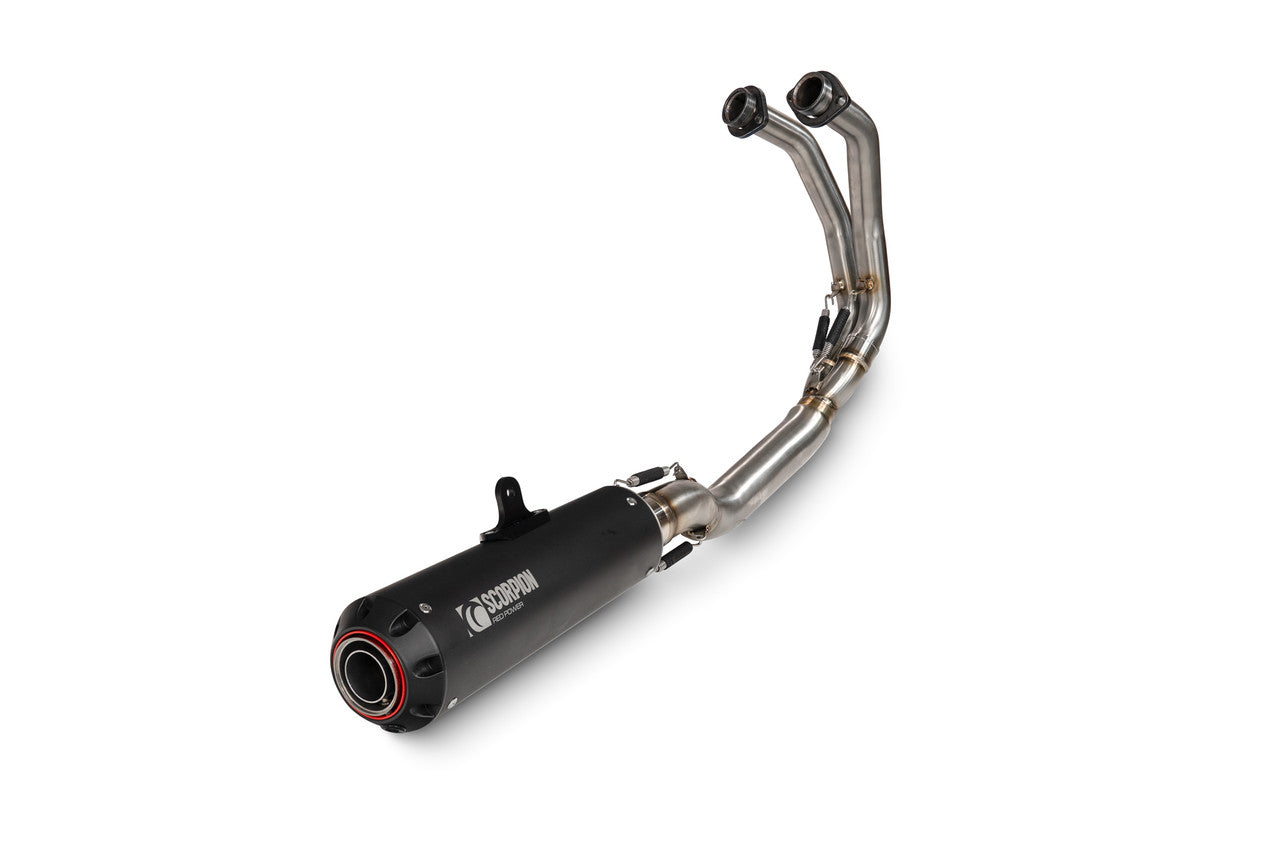 Scorpion PKA144SYSBCER Red Power Full System Black Ceramic Coated Sleeve - Z650 - 2020