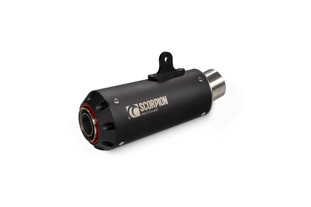 Scorpion PYA126BCER Red Power Slip-on Black Ceramic Coated Sleeve - MT-10 - 2022