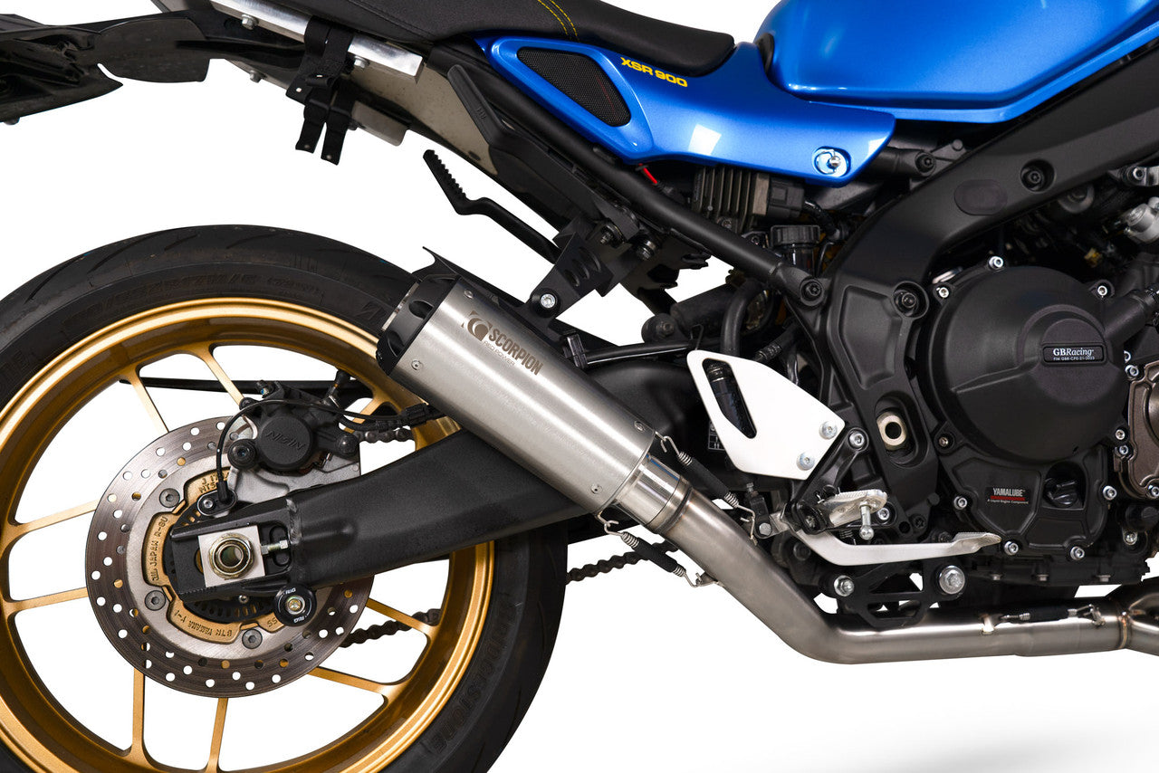 Scorpion PYA127SYSSEO Red Power Full System Brushed Stainless Steel Sleeve XSR 900 - 2022