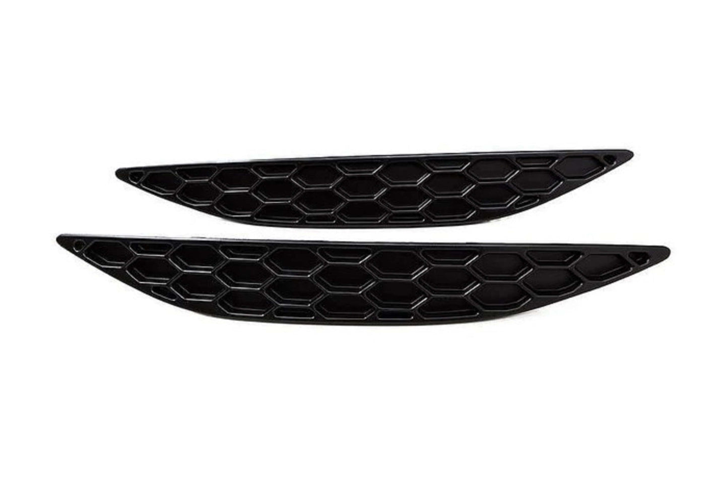 Acexxon R03-10-2 VW Gloss Black Rear Reflector Insert Set - Honeycomb