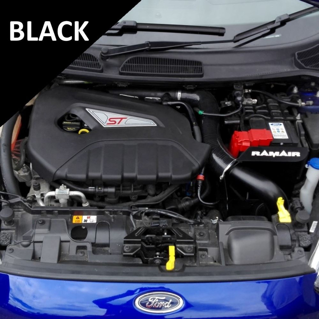 RAMAIR RIP-180-BK Ford Fiesta ST 180 MK7 Ecoboost Black Silicone Intake Hose