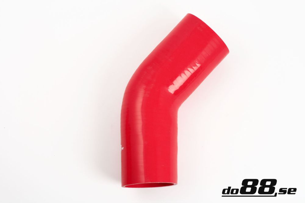 DO88 RB45G89 Silicone Hose Red 45 degree 3,5'' (89mm)