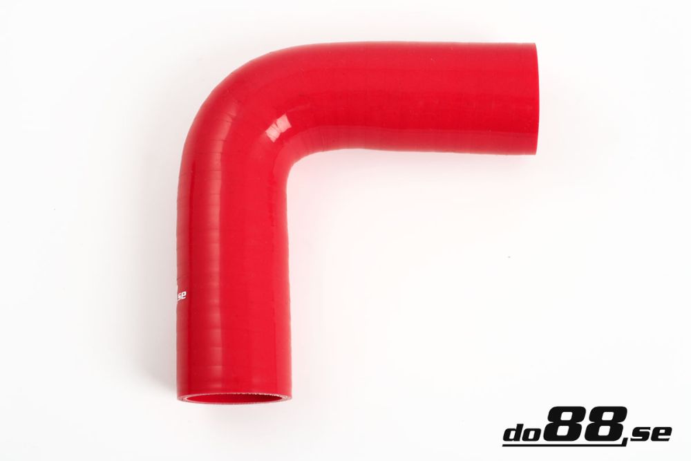 DO88 RB90G25 Silicone Hose Red 90 degree 1'' (25mm)