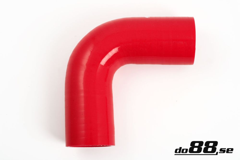 DO88 RB90G60 Silicone Hose Red 90 degree 2,375'' (60mm)