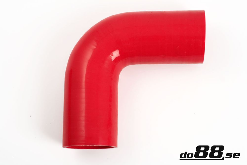 DO88 RB90G70 Silicone Hose Red 90 degree 2,75'' (70mm)