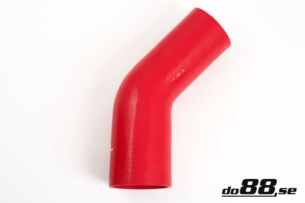 DO88 RBR45G76-80 Silicone Hose Red 45 degree 3 - 3,125'' (76 - 80mm)