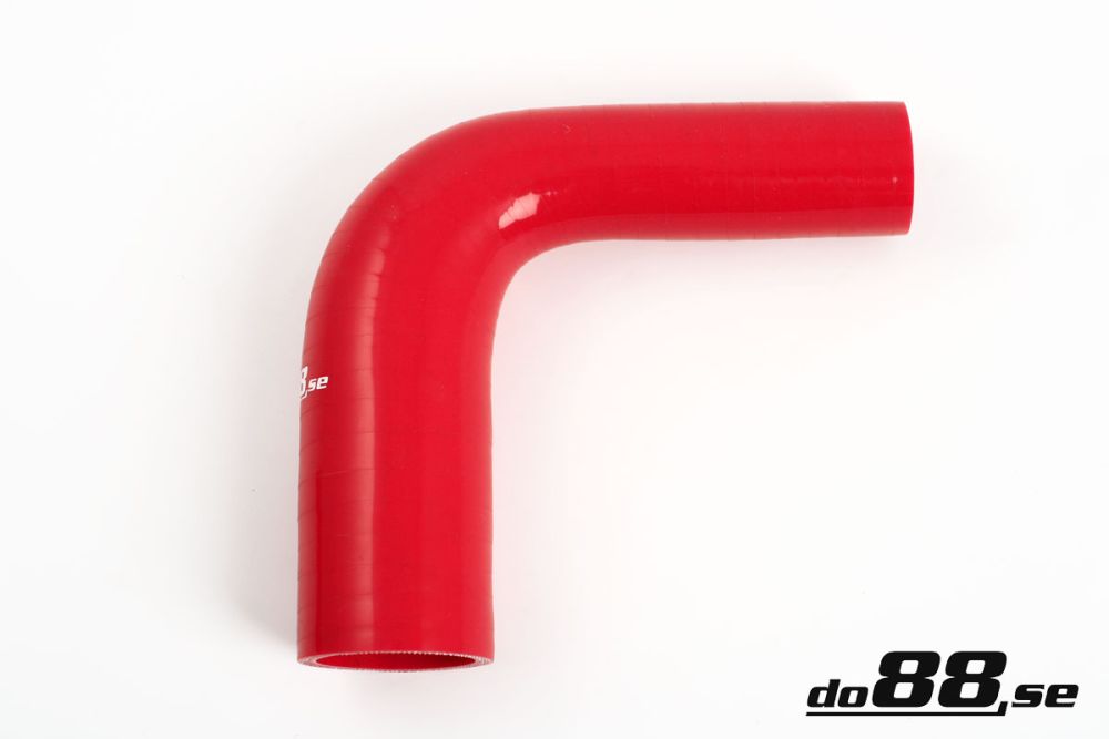 DO88 RBR90G25-38 Silicone Hose Red 90 degree 1 - 1,5'' (25 - 38mm)