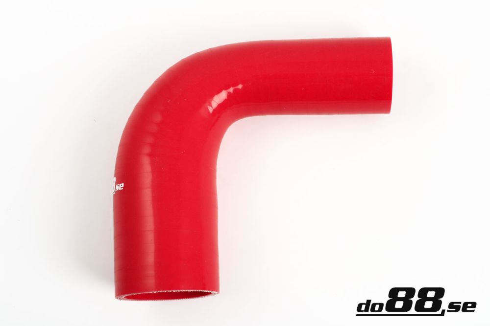 DO88 RBR90G51-57 Silicone Hose Red 90 degree 2 - 2,25'' (51 - 57mm)
