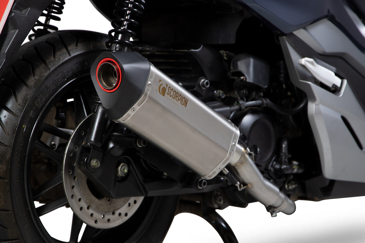 Scorpion RHA188SYSSEO Serket Parallel Full System - Stainless Steel Sleeve - Forza 300 - 2018 - 2019