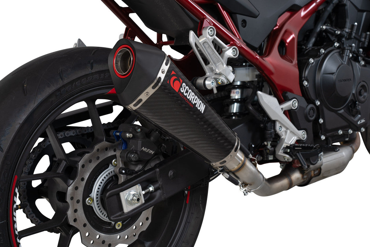 Scorpion RHA200CEO Serket Taper Slip-on Carbon Fibre Sleeve CB750 Hornet - 2023
