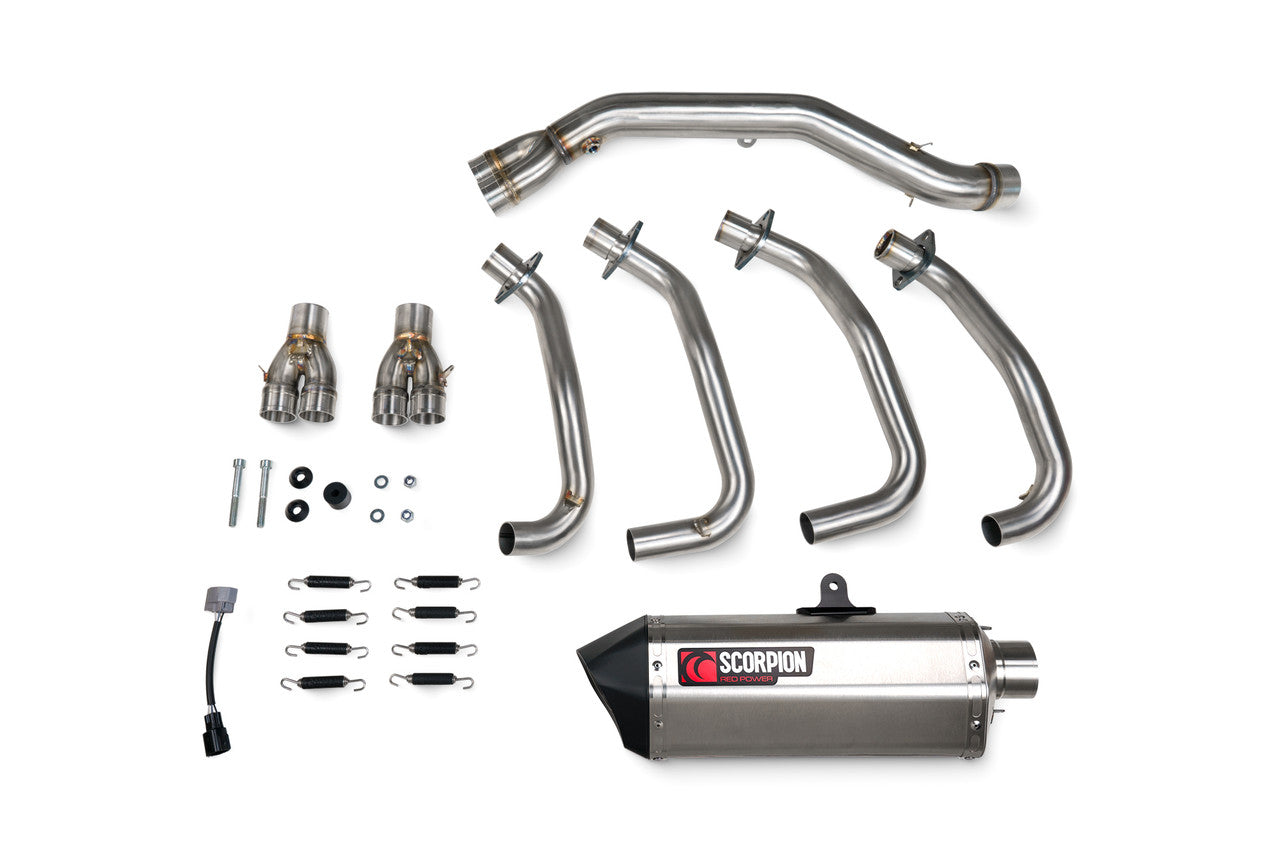 Scorpion RKA146SYSSEO Serket Parallel Full System Stainless Steel Sleeve ZX-4RR - 2023
