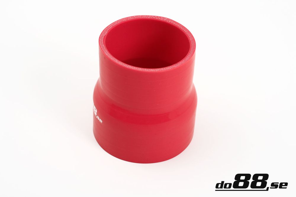 DO88 RR76-89 Silicone Hose Red Reducer 3 - 3,5'' (76-89mm)