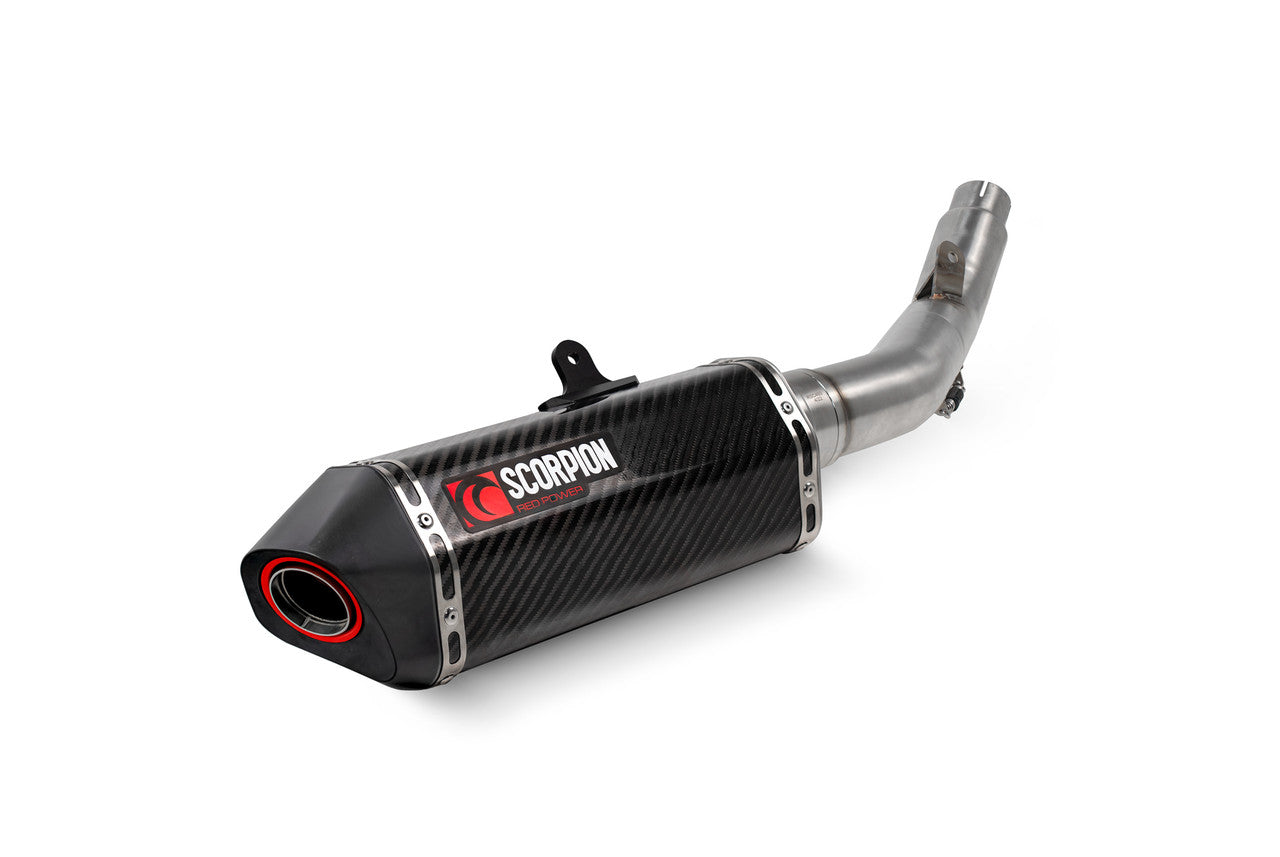 Scorpion RSI128CEO Serket Parallel Slip-on Carbon Fibre Sleeve - GSX-R600 / GSX-R750 - 2006