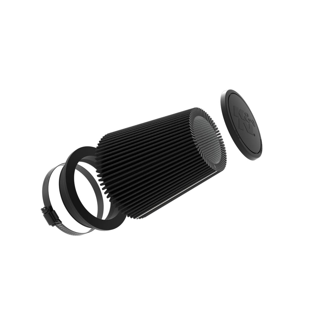 K&N RU-3135HBK Dryflow Universal Air Filter - 5"FLG, 6-1/2" B, 4-3/8" T, 7"H