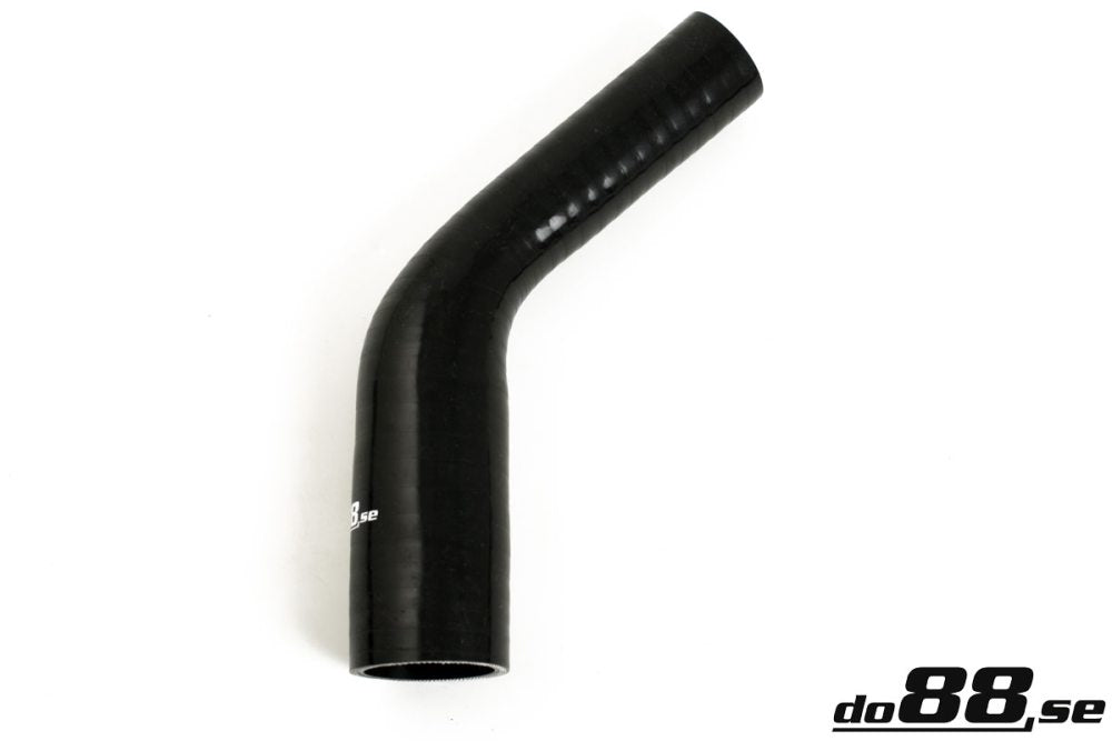 DO88 SBR45G35-41 Silicone Hose Black 45 degree 1,375 - 1,625'' (35-41mm)